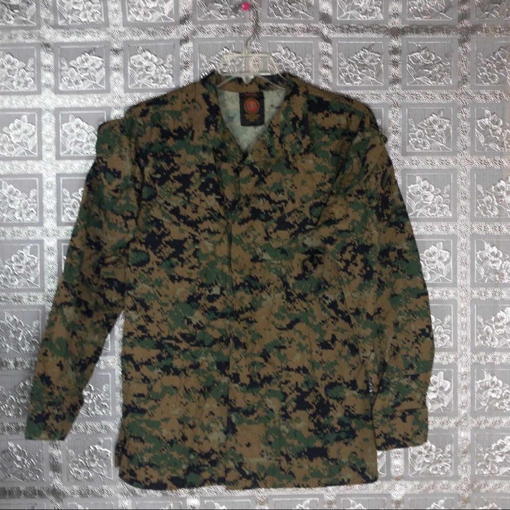 American Apparel Camouflage Military Jacket